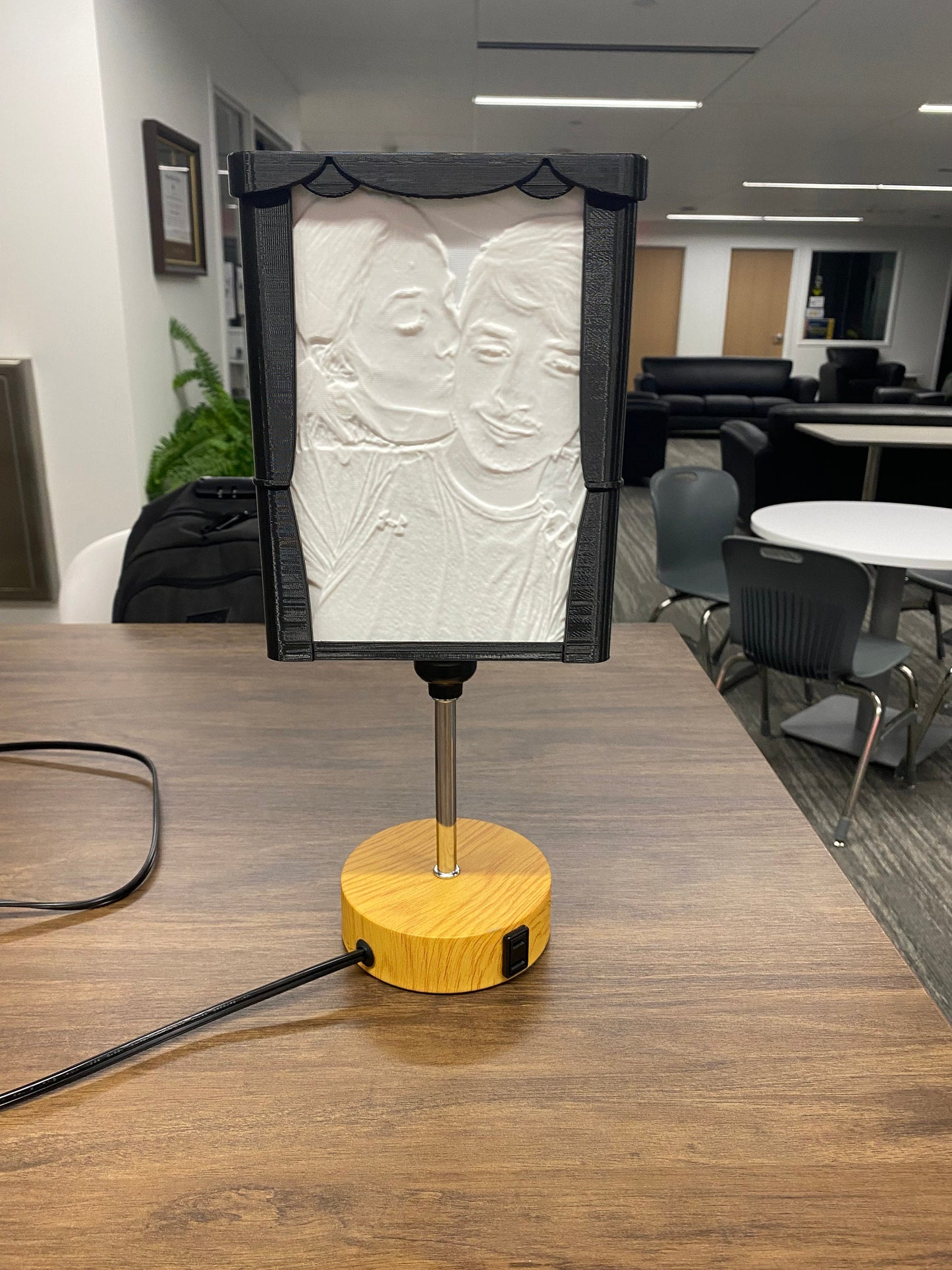 Custom 3D Printed Lamp