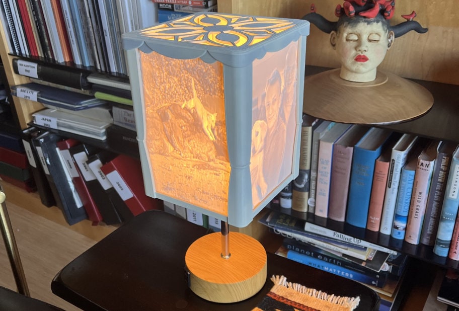 Custom 3D Printed Lamp