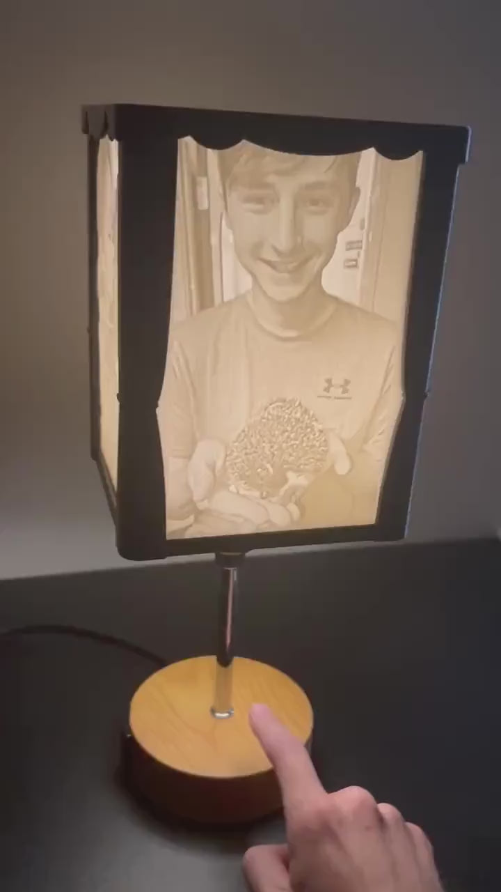 Custom 3D Printed Lamp